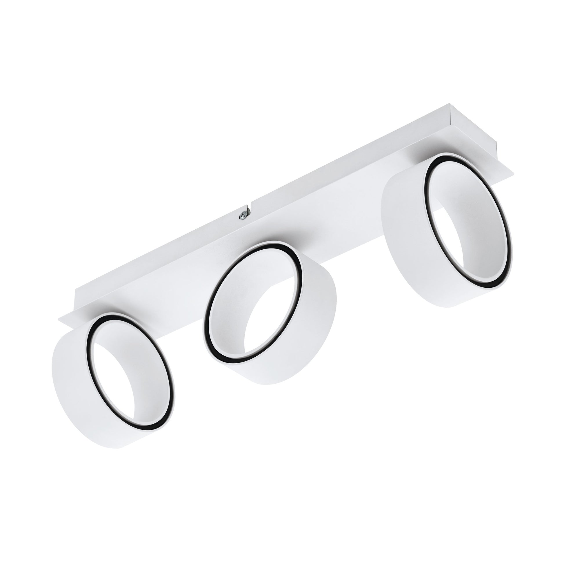 ALBARIZA  FOCO ALUM ACERO BLANCO L475 H80 LC LED 3X5W
