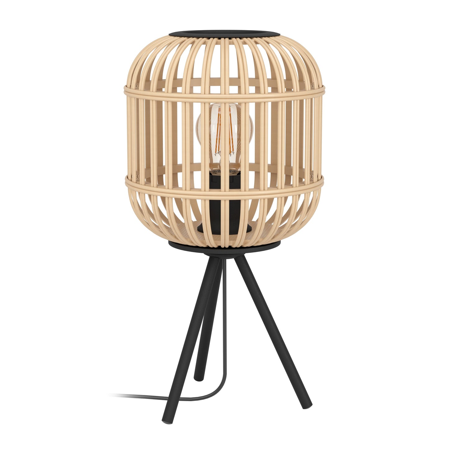 BORDESLEY SOBREMESA ACERO NEGRO H400 DM210 E27 1X28W IP20