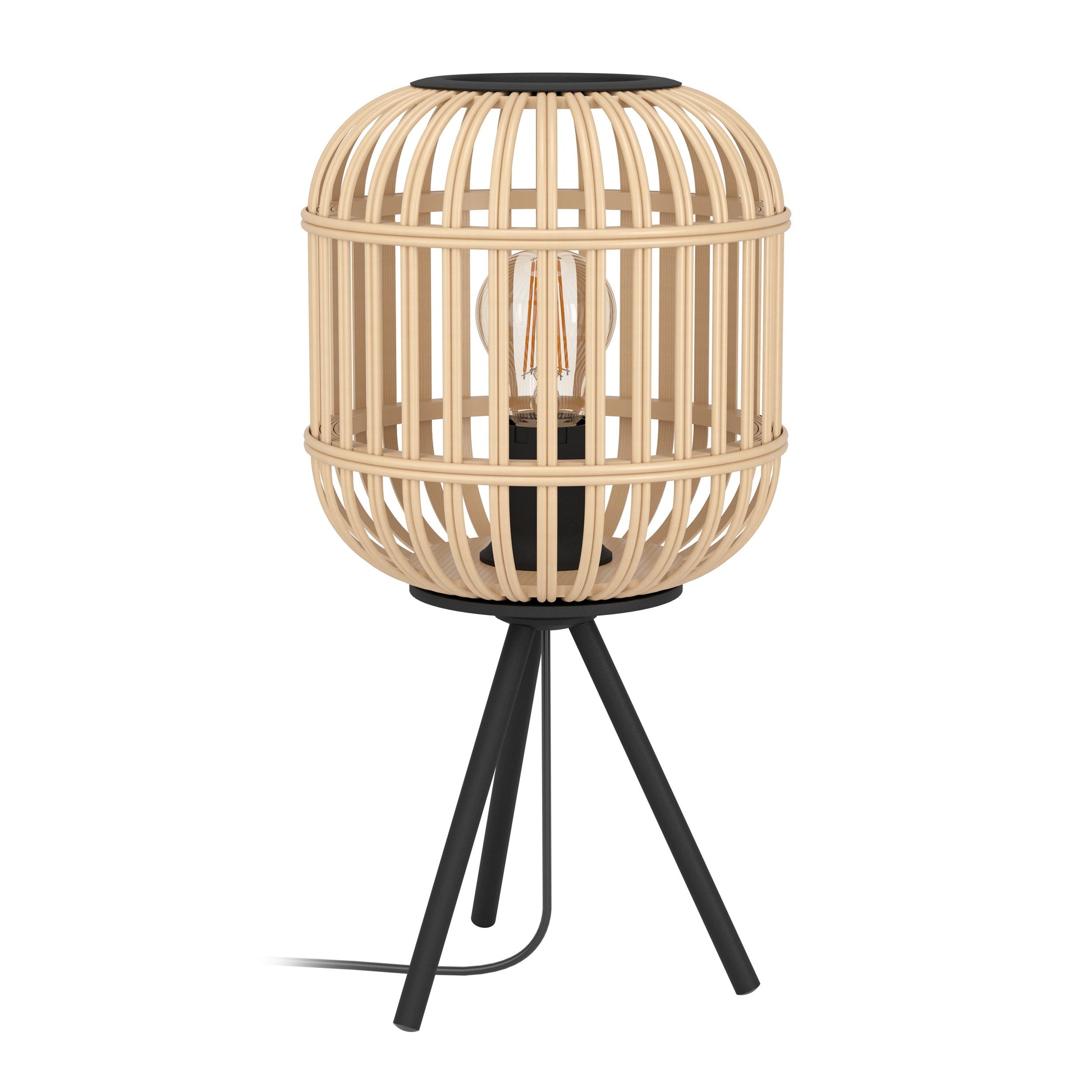 BORDESLEY SOBREMESA ACERO NEGRO H400 DM210 E27 1X28W IP20