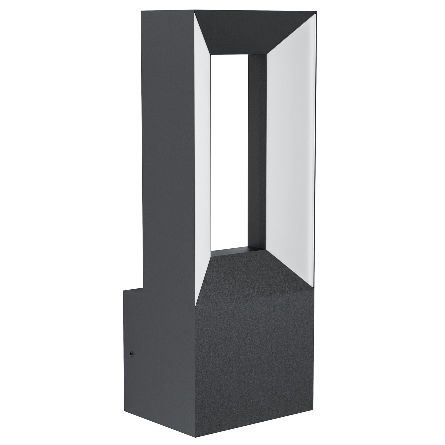 RIFORANO APLIQUE ALUM NEGRO L110 H290 LED 1100lm 2X5W IP44