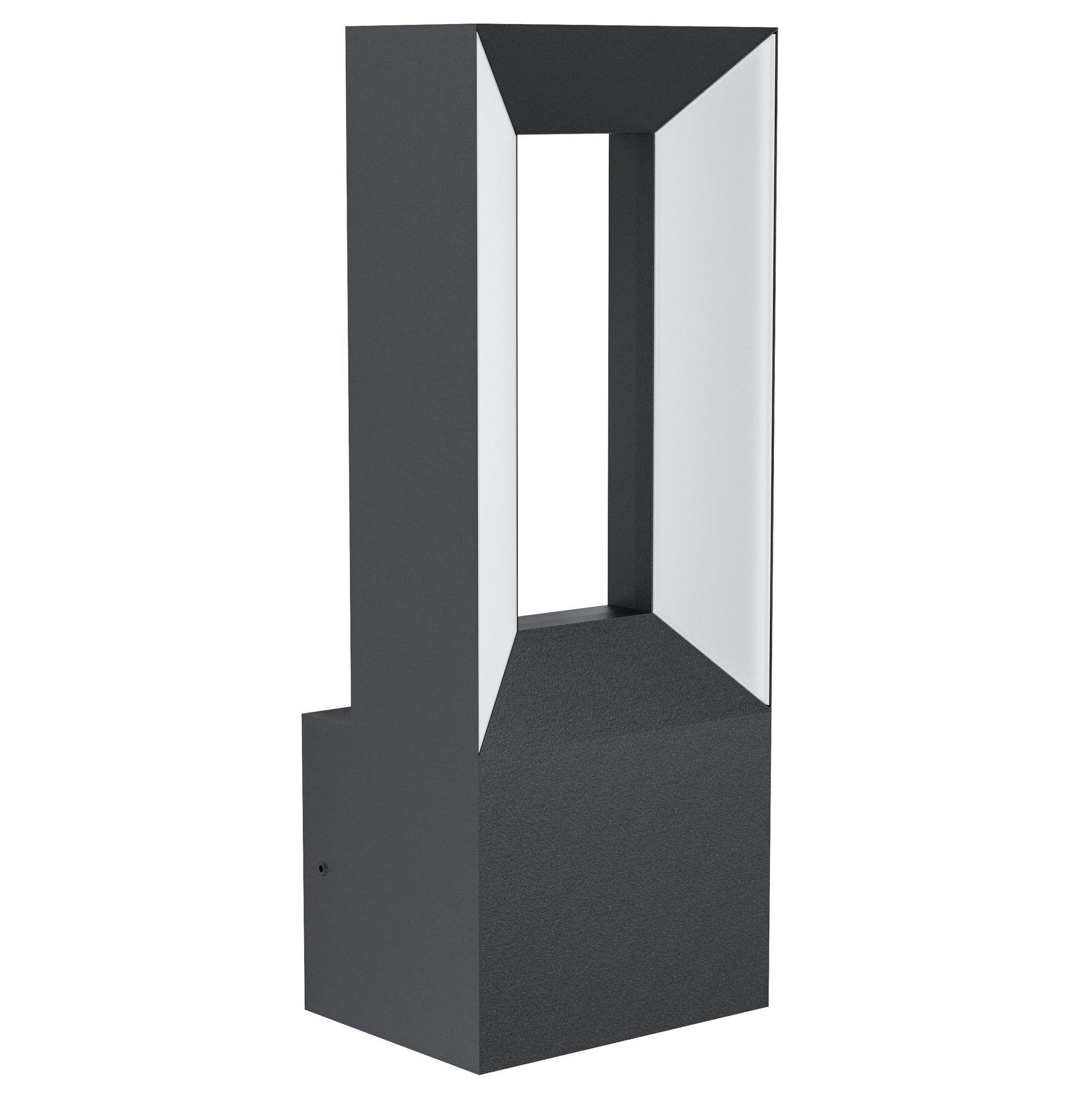 RIFORANO APLIQUE ALUM NEGRO L110 H290 LED 1100lm 2X5W IP44