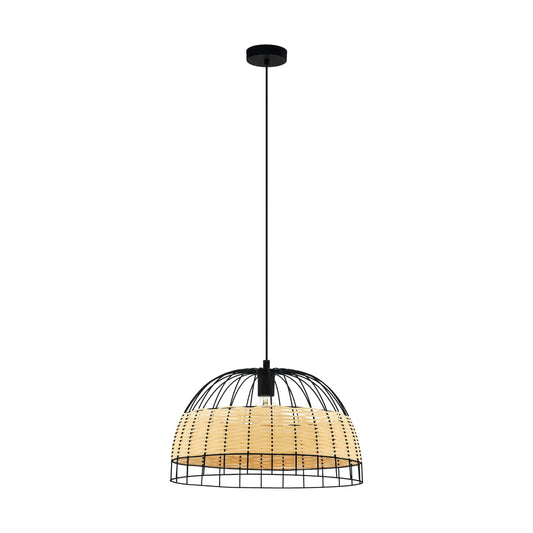 ANWICK COLG ACERO NEGRO H1100 DM500 E27 1X40W IP20