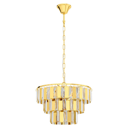 ERSEKA COLG ACERO LATÓN H1300 DM385 E14 5X40W IP20
