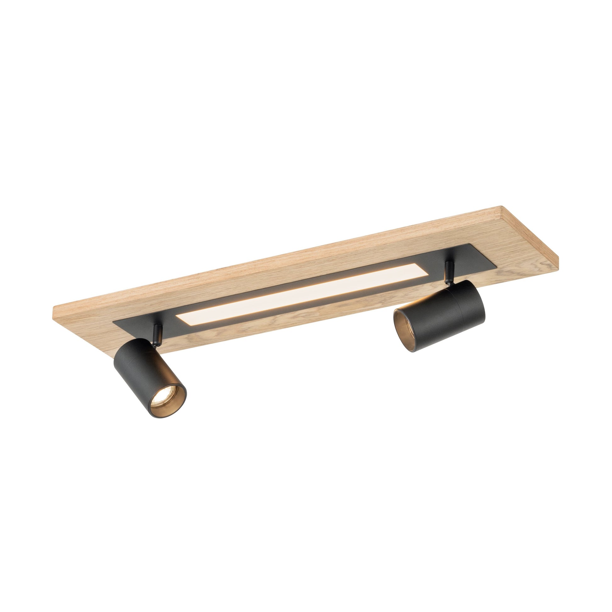 TORRESTRALLE TECHO MADERA L690 3000K LED 1X12W-2X4 5W