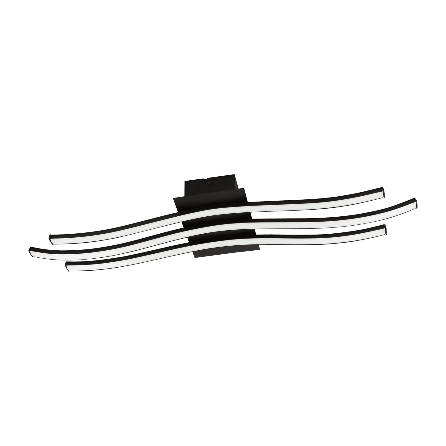 RONCADE 1 T/M ACERO ALUM NEGRO L650 H45 3000K LED 2800lm 21W