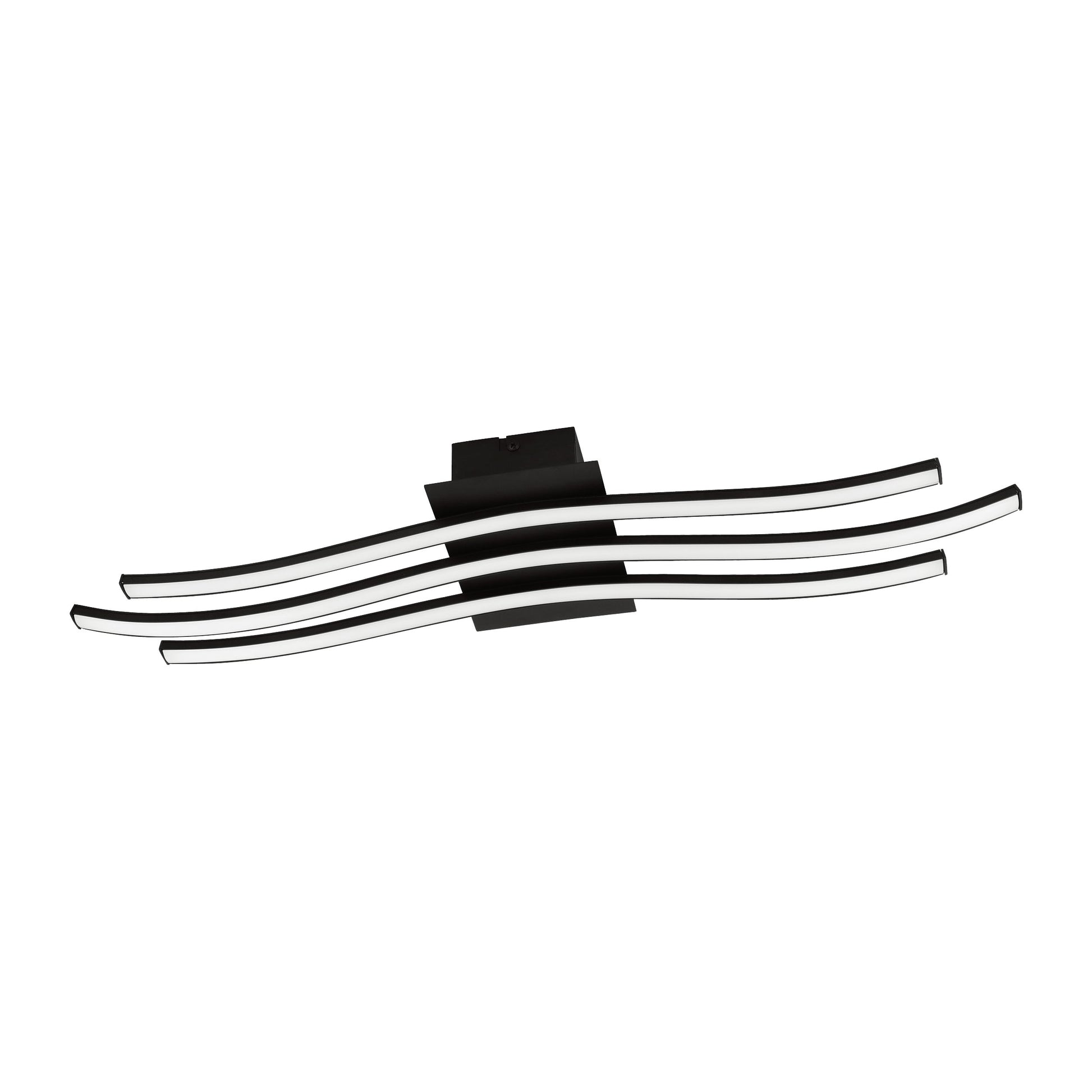 RONCADE 1 T/M ACERO ALUM NEGRO L650 H45 3000K LED 2800lm 21W