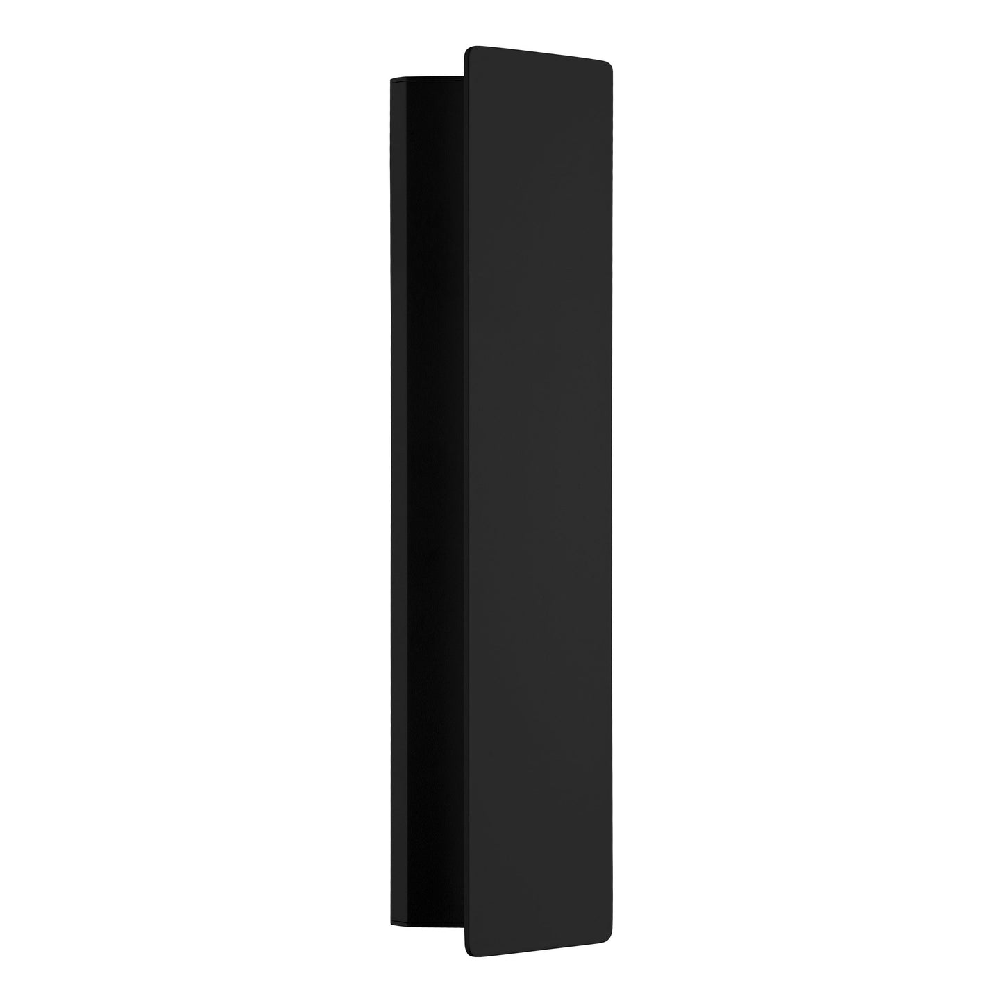 ZUBIALDE APLIQUE PARED ALU ACERO NEGRO 360X80 12W LED 1400lm