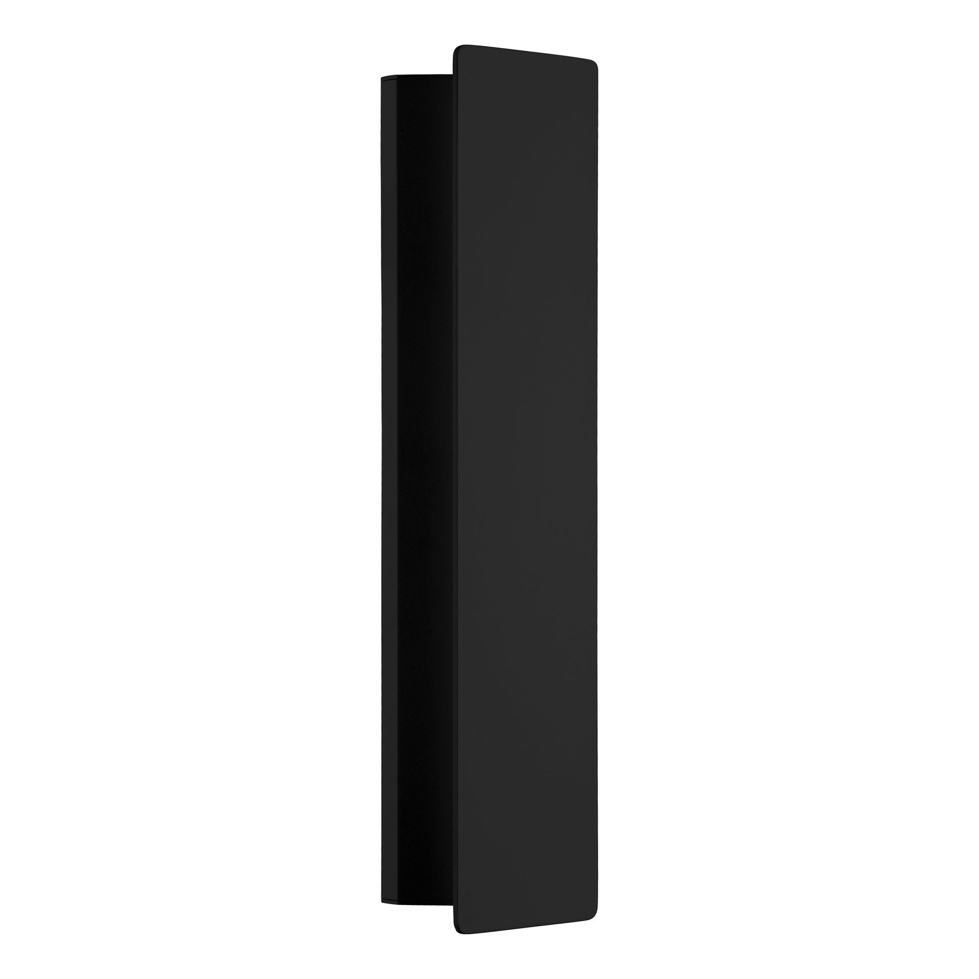 ZUBIALDE APLIQUE PARED ALU ACERO NEGRO 360X80 12W LED 1400lm