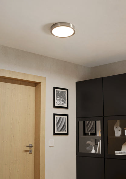 FUEVA 5 SP ACERO NIQUEL DM210 3000K LC LED 1800lm 16,5W IP20