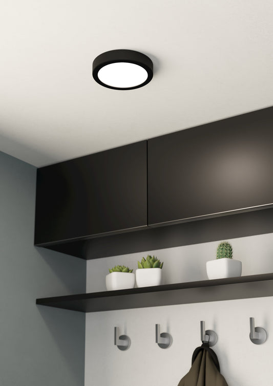 FUEVA 5 LAMP SP ACERO NEGRO H28 DM160 LED LF 10 5W IP20