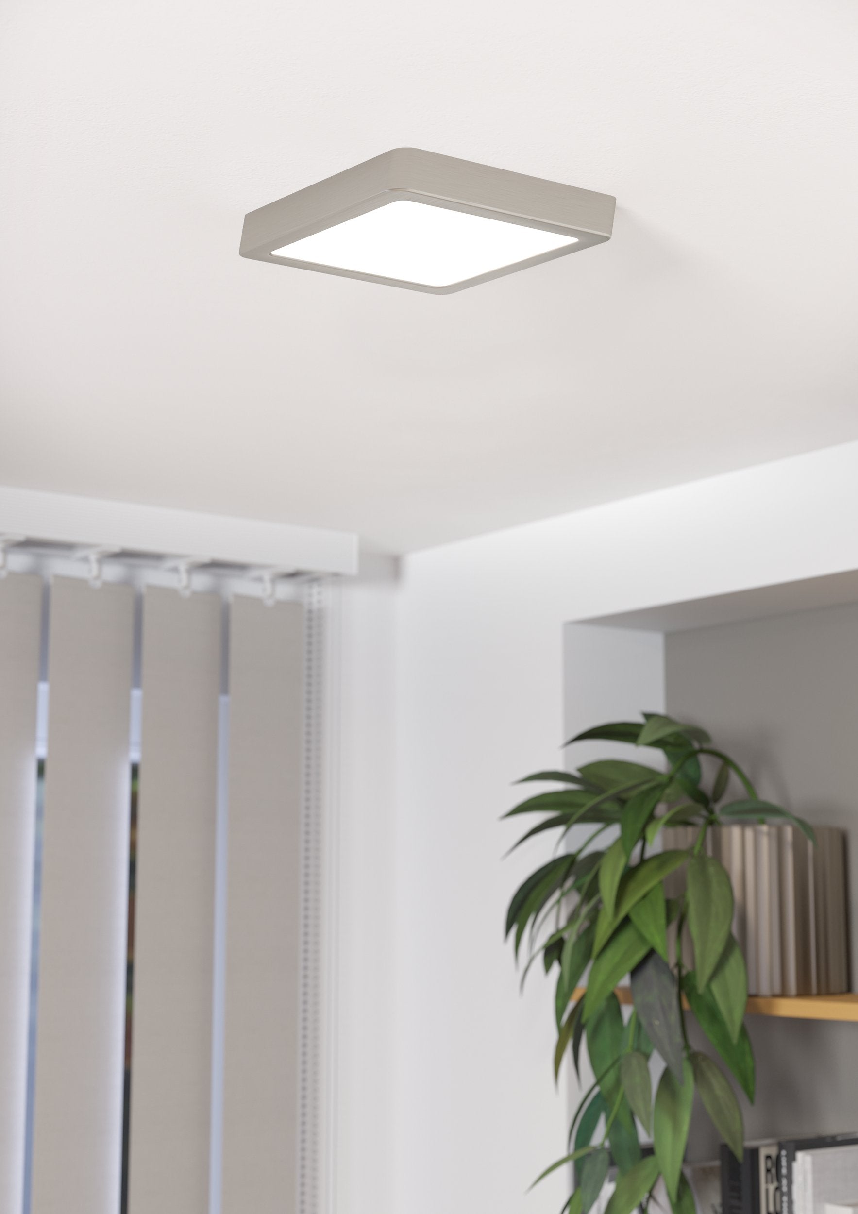 FUEVA 5 SP ACER NIQUEL210X210 3000K LC LED 1800lm 16,5W IP20