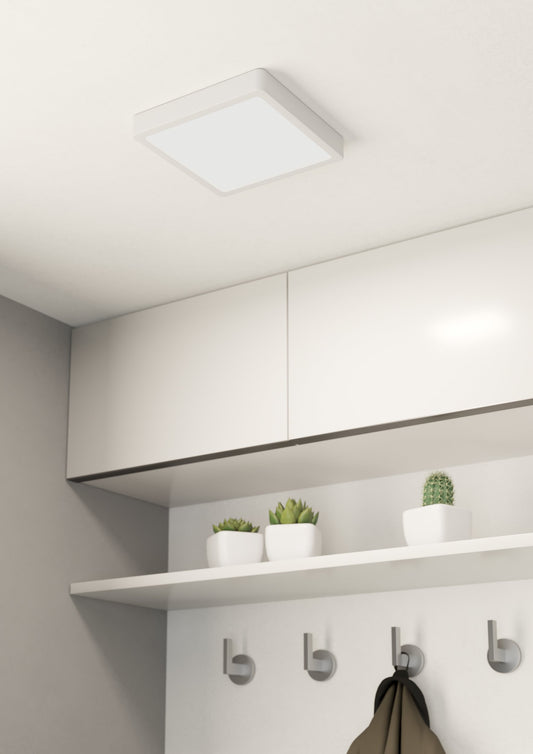 FUEVA 5 LAMP SP BLANCO 210X210 4000K LED 2000lm 16,5W IP20