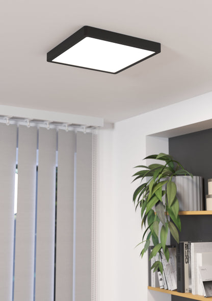 FUEVA 5 LAMP SP ACERO NEGRO L285 H30 LC LED 20W IP44