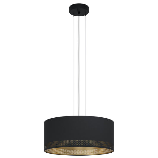 ESTEPERRA COLG ACERO NEGRO H1100 DM530 E27 3X40W IP20