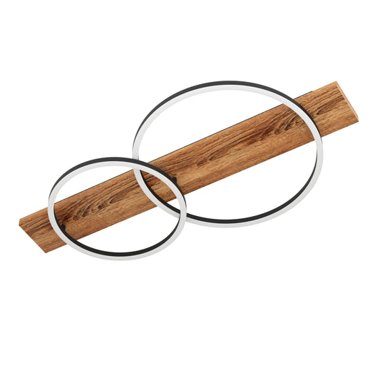 BOYAL TECHO ACER MAD NEGRO CAFÉ RUSTIC L780 12W LED 3400lm