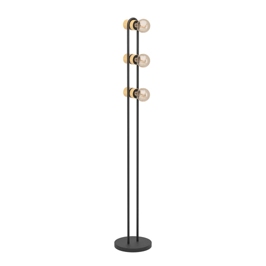 CHIEVELEY PIE ACERO NEGRO L85 H1405 E27 3X28W IP20