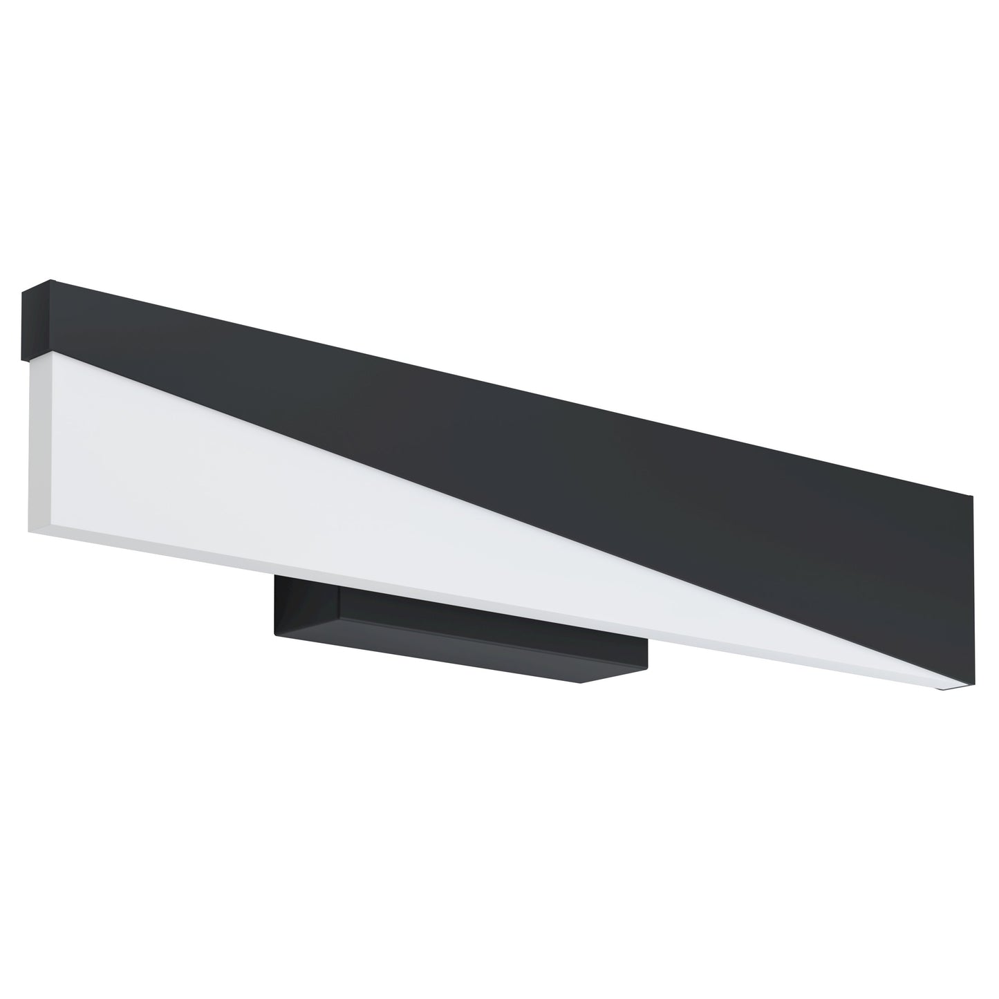 ISIDRO APLIQUE ALUM NEGRO L395 H80 3000K 1050lm 9W IP20