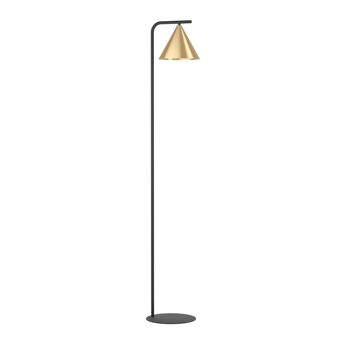 NARICES LAMP PIE ACERO NEGRO H1620 E27 1X40W IP20