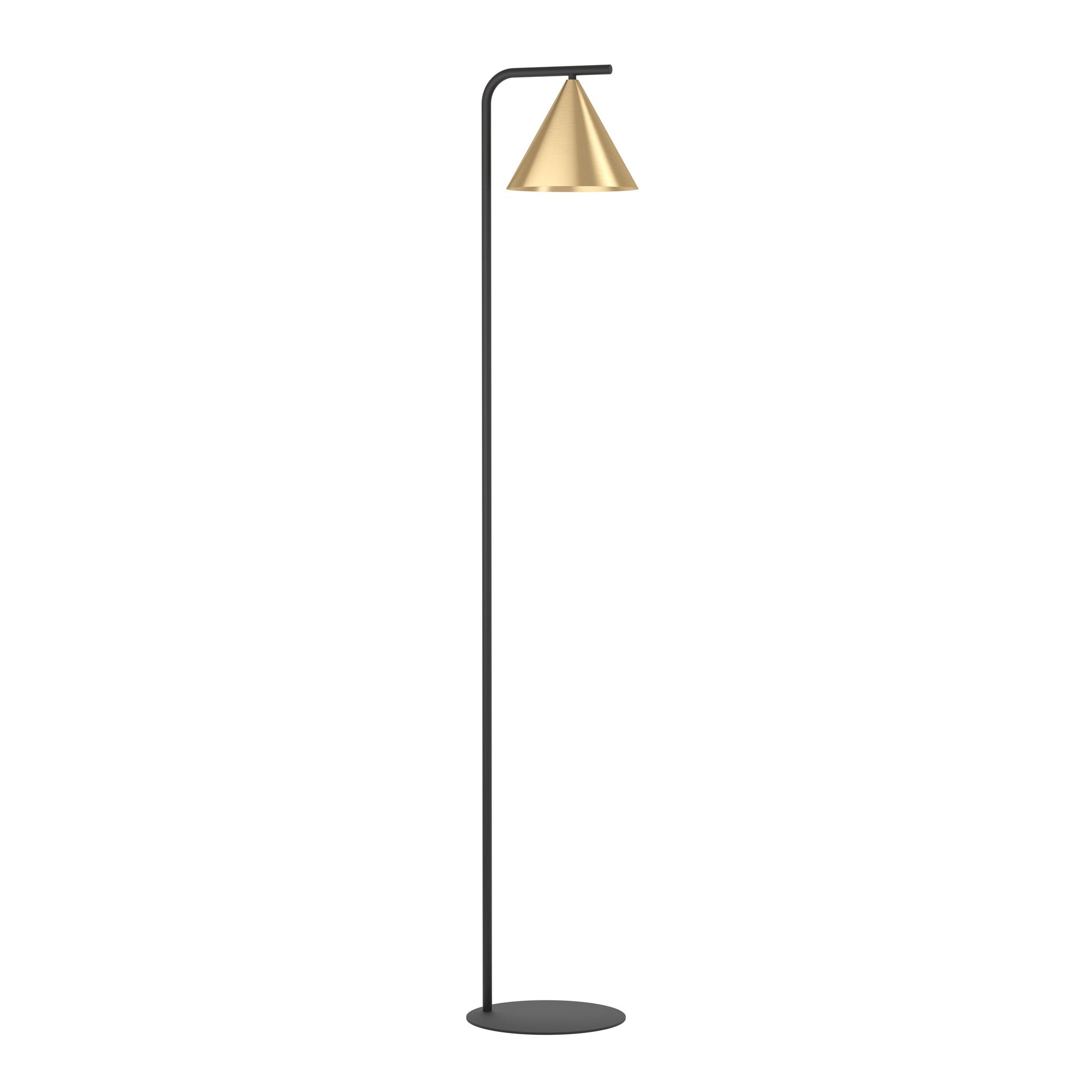 NARICES LAMP PIE ACERO NEGRO H1620 E27 1X40W IP20
