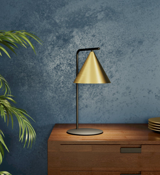 NARICES LAMP SOBREMESA ACERO NEGRO H500 E27 1X40W IP20