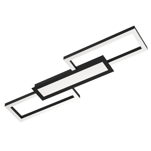 MONIROTE TECHO ACERO ALUM NEGRO 3545K LED 4450lm 37W IP20