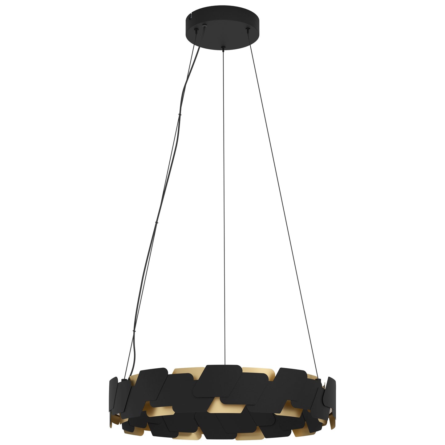 ALTAGRACIA COLG ACERO  DORADO H1500 DM615 3000K LED 8400lm
