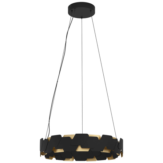 ALTAGRACIA COLG ACERO  DORADO H1500 DM615 3000K LED 8400lm
