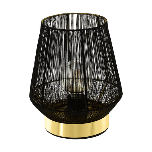 ESCANDIDOS SOBREMESA ACERO NEGRO H260 DM220 E27 1X40W IP20