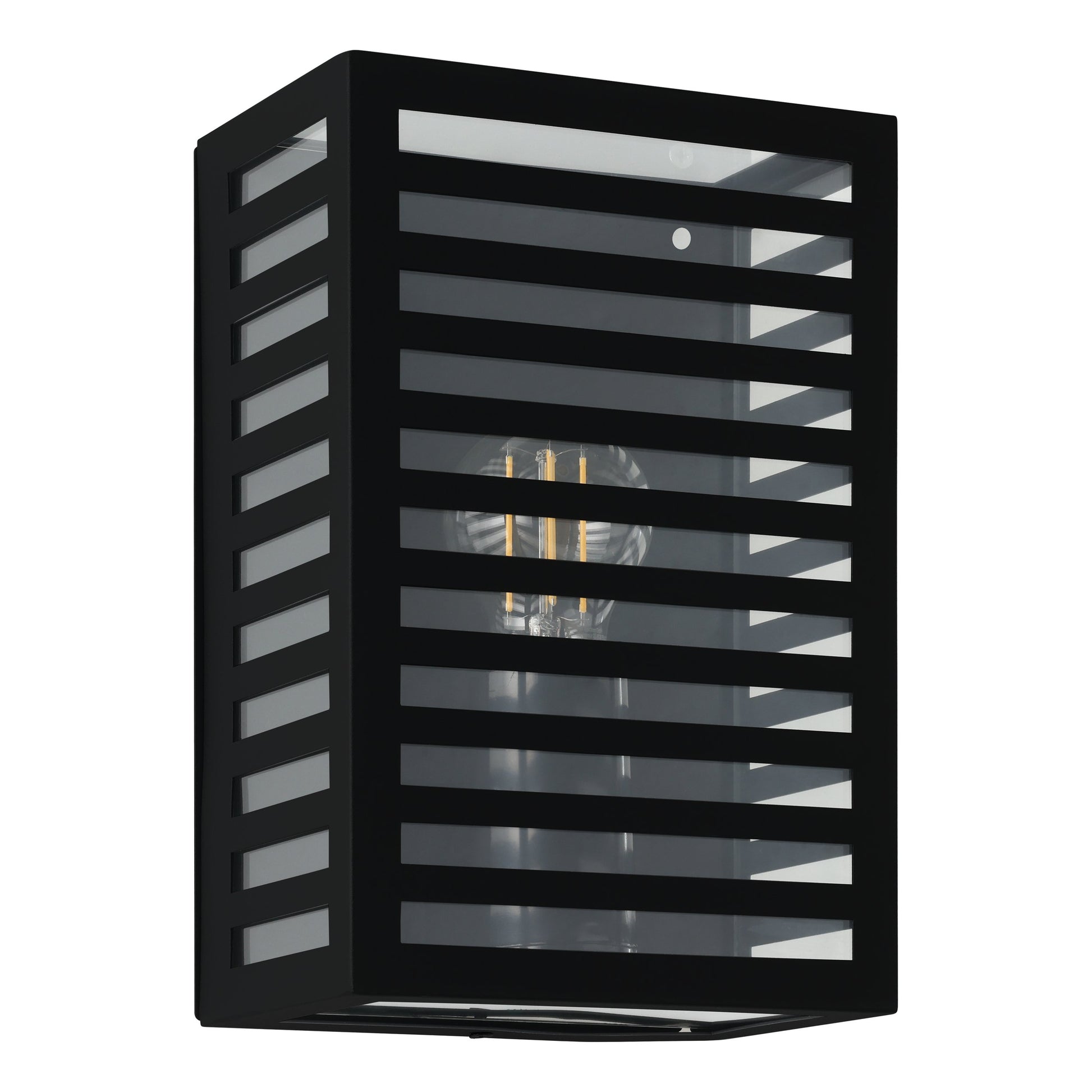 ALAMONTE 3 APLIQUE ALUM ACERO NEGRO L170 H260 E27 1X60W IP44