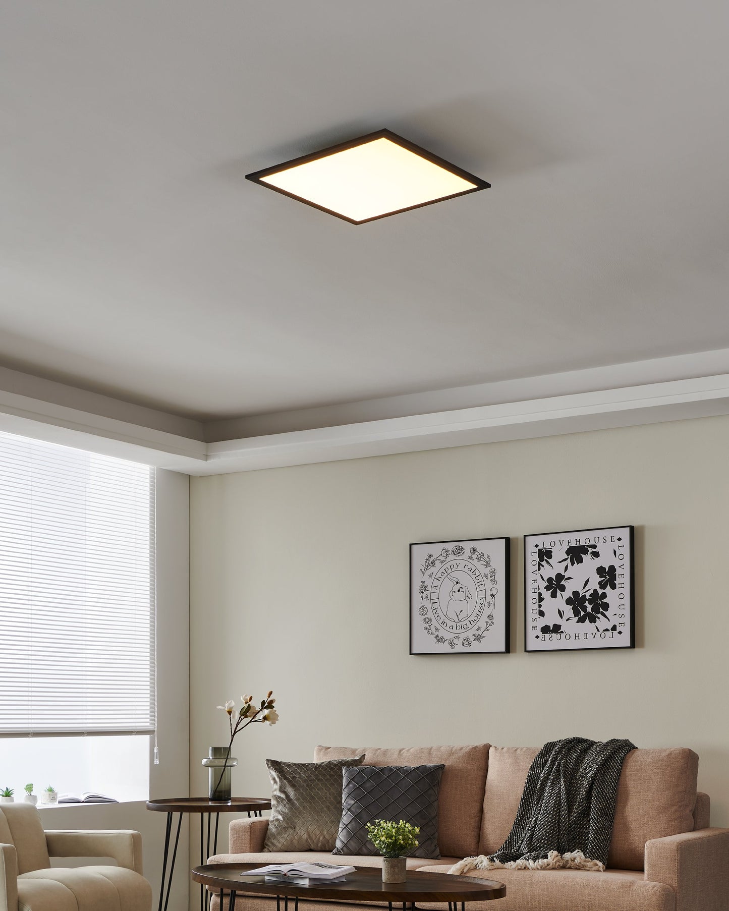 SALOBRENA-Z TECHO ALUM NEGRO L450 H50 2765K LED 2500lm IP20