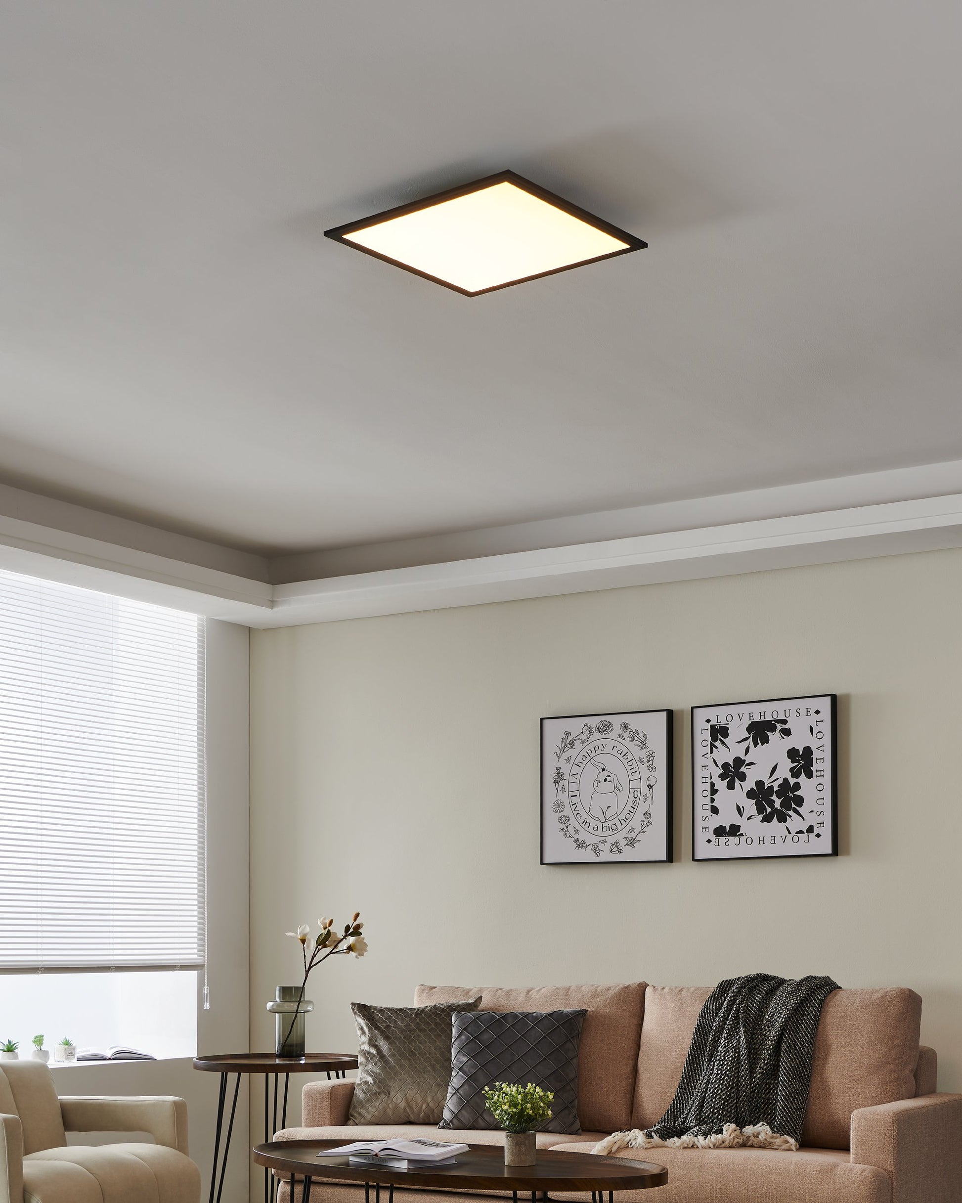 SALOBRENA-Z TECHO ALUM NEGRO L450 H50 2765K LED 2500lm IP20