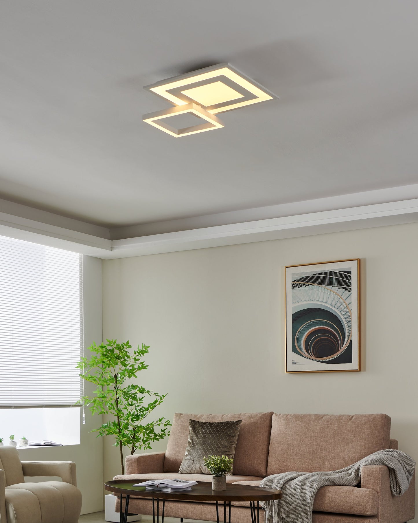 SAVATARILA-Z TECHO ACERO BLANCO L450 H70 DM0 2765K IP20