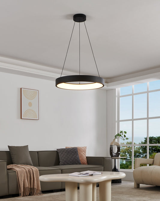 MARGHERA-Z COLG ACERO  H1100 DM600 2765K LED 3400lm 4X6 5W
