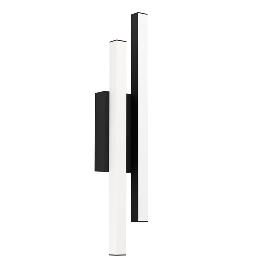 SERRICELLA APLIQUE ACERO NEGR 100X495 LED 1100lm 2X4,5W IP55
