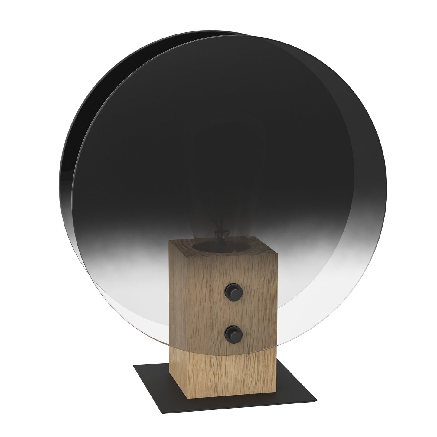 MILLE SOBREMESA Acero Negro L220 H250 DM220 E27 1X40W IP20