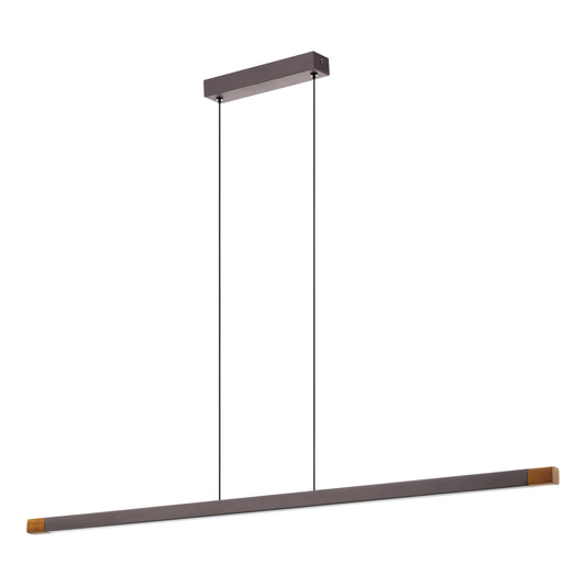 LISCIANA COLG ALUM ACERO GRIS L1260 H1100 3000K LED 2500lm