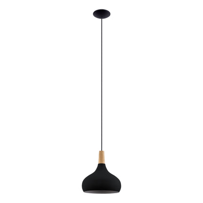 SABINAR COLG ACERO CAFÉ OSCURO H1100 DM280 E27 1X40W IP20