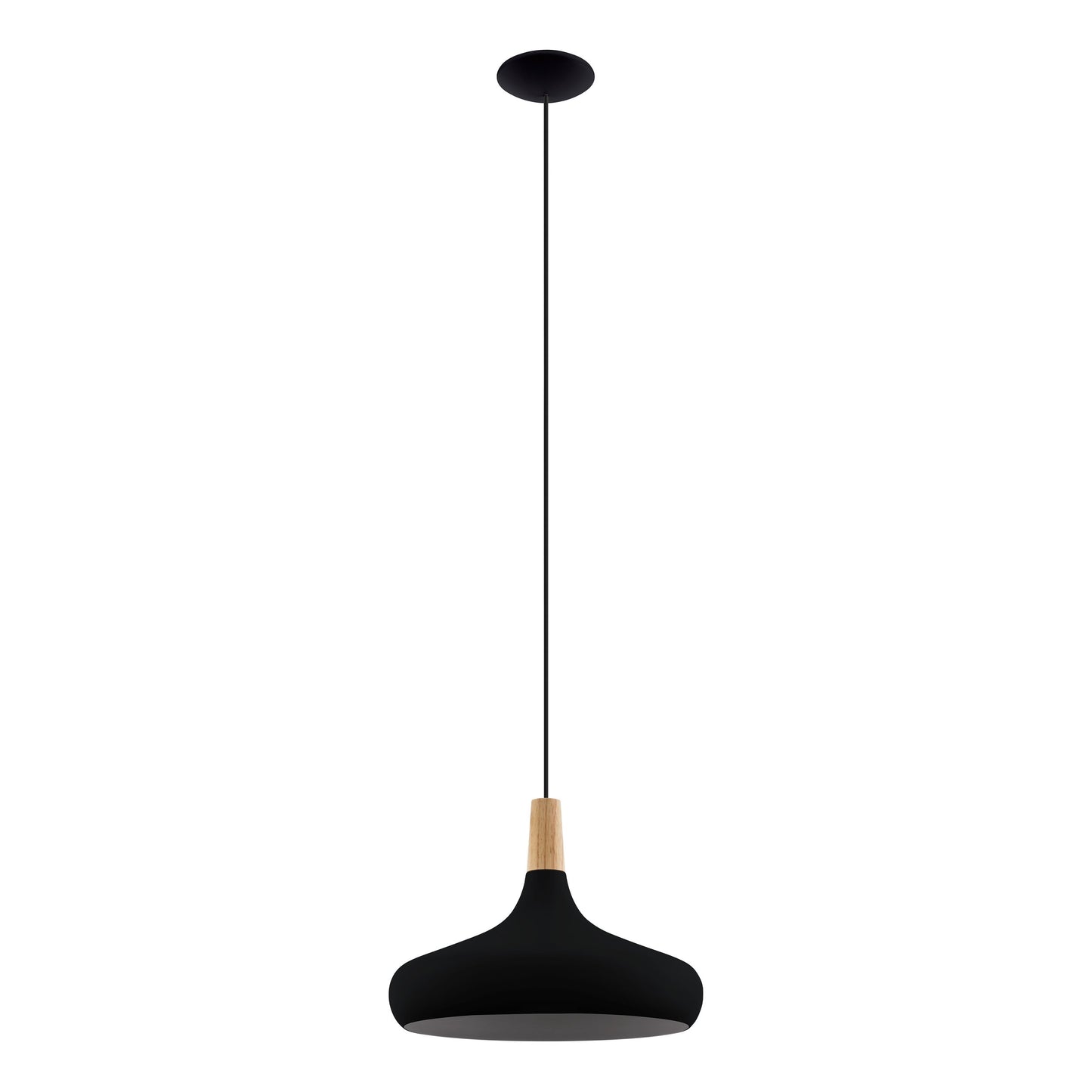 SABINAR COLG ACERO CAFÉ OSCURO H1100 DM400 E27 1X40W IP20