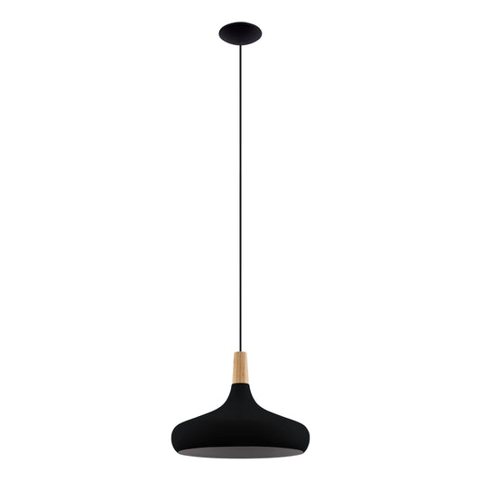 SABINAR COLG ACERO CAFÉ OSCURO H1100 DM400 E27 1X40W IP20