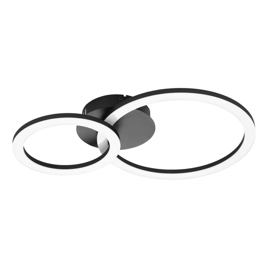 PARRAPOS-Z TECHO ACERO NEGRO L445 3545K LED 2100lm 15W IP20