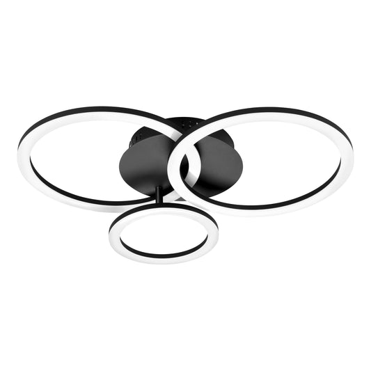 PARRAPOS-Z TECHO ACERO NEGRO L545 H90 3545K 4300lm 33W IP20