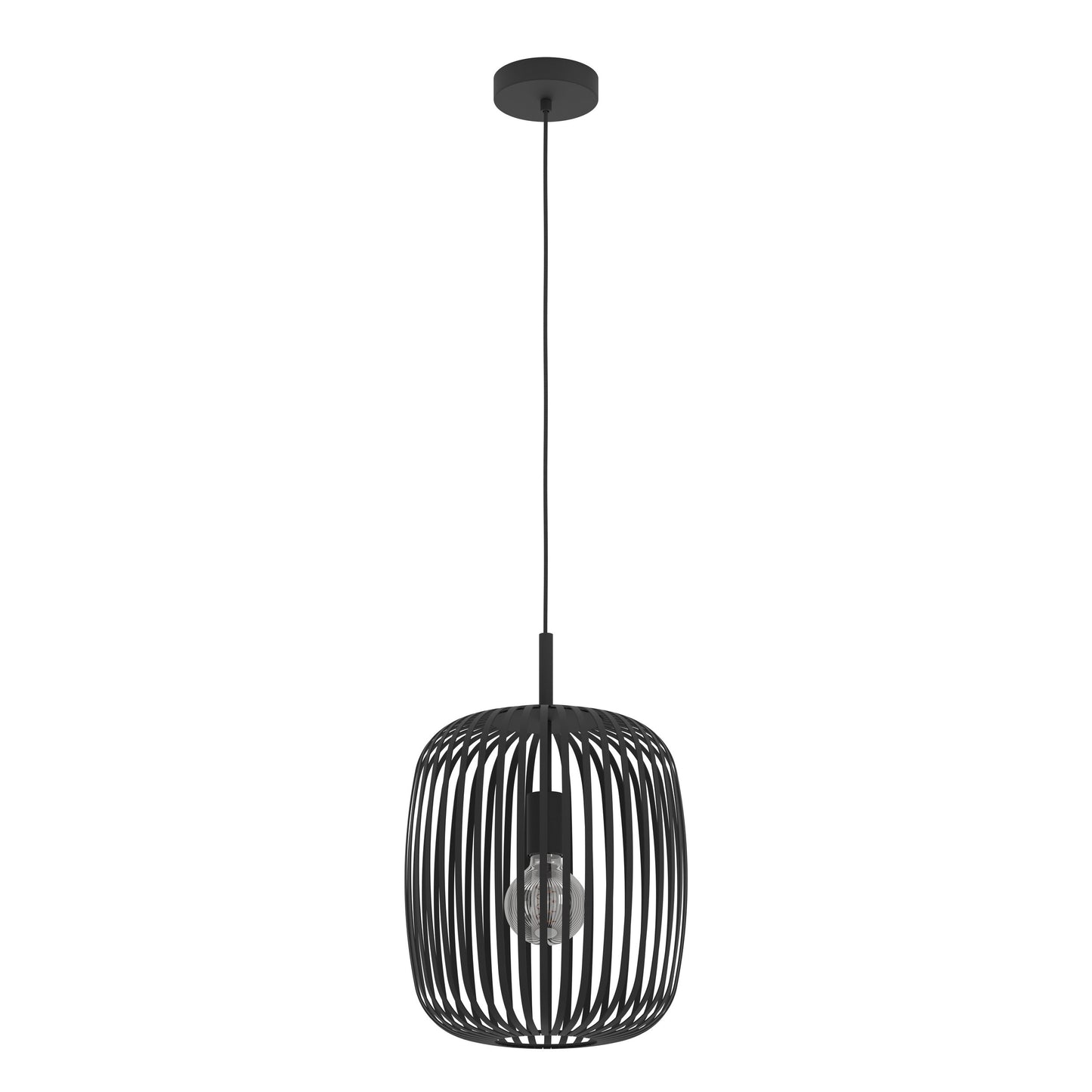 ROMAZZINA COLG Acero Negro H1100 DM325 E27 1X40W IP20