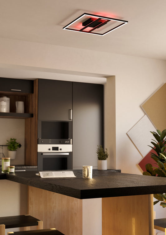 CALAGRANO-Z TECHO ALUM ACERO NEGRO L450 H50 3545K 2900lm 21W