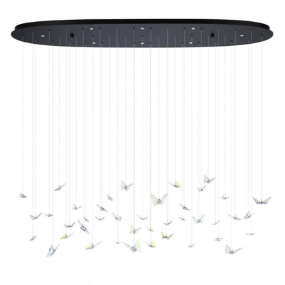 ADRADOS COLG ACERO NEGRO L1480 H1540 3000K LED IP20