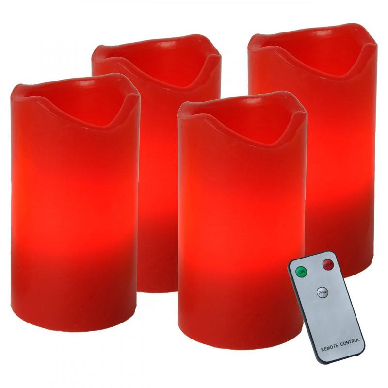 ADVENT VELA ROJO NAVIDAD H100 DM50 LED 4X0 18W IP20
