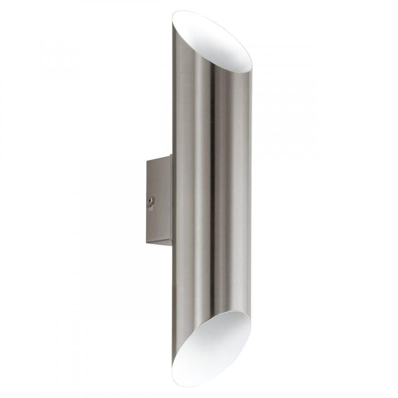 AGOLADA APLIQUE EXT ACERO BLANCO H360 2X3,7W LED 640lm 