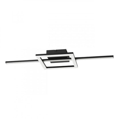 AGOSTINO TECHO ACERO NEGRO L660 H60 2795K LED 2600LM IP20