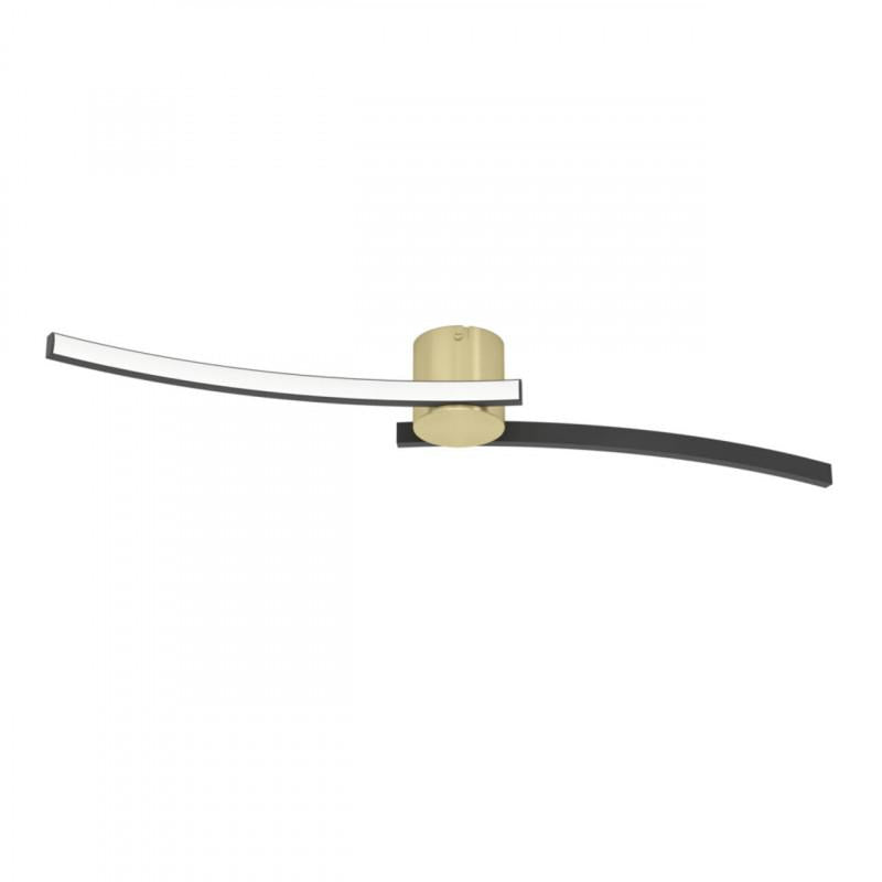 AIETA TECHO ACERO DORADO NEGRO L720 H80 4000K LED IP20