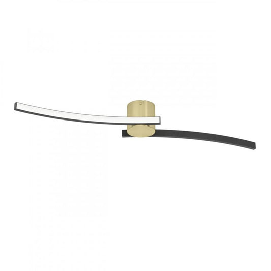 AIETA TECHO ACERO DORADO NEGRO L720 H80 4000K LED IP20