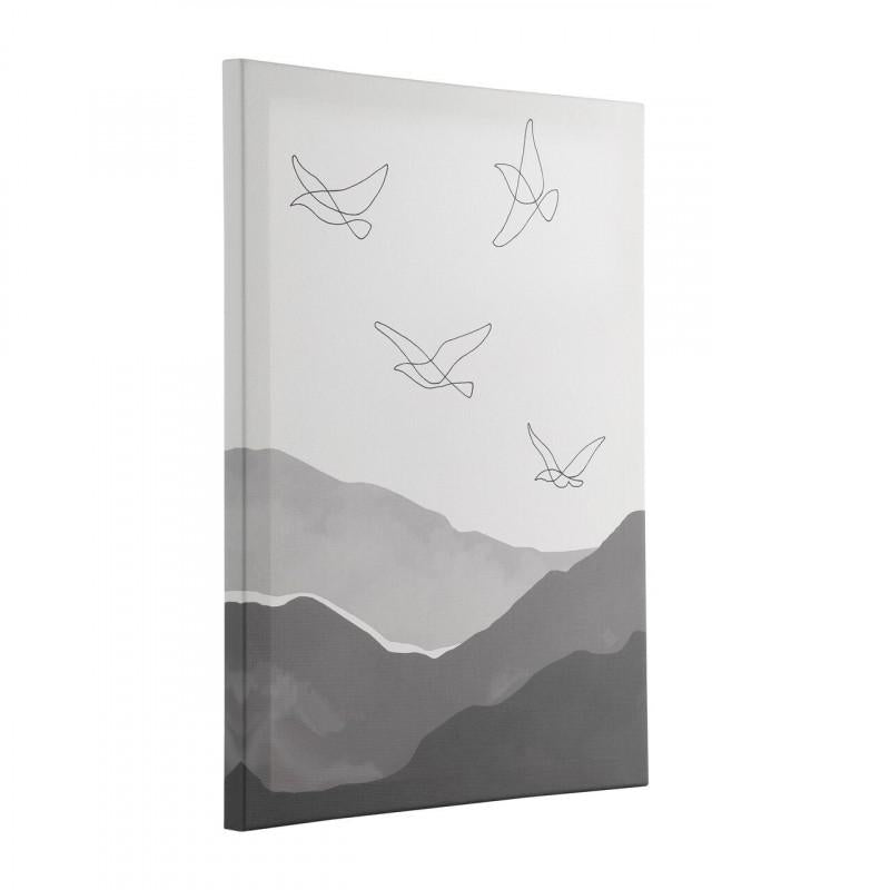 CUADRO ALAMINOS ESTAMPADO NEGRO GRIS BLANCO 295X420
